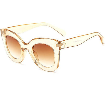 Zoe – Vintage Cat Eye Sonnenbrille mit Farbverlauf für Damen