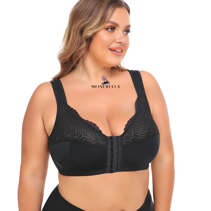 Sarah – Damen-Lace-BH ohne Bügel mit Frontverschluss