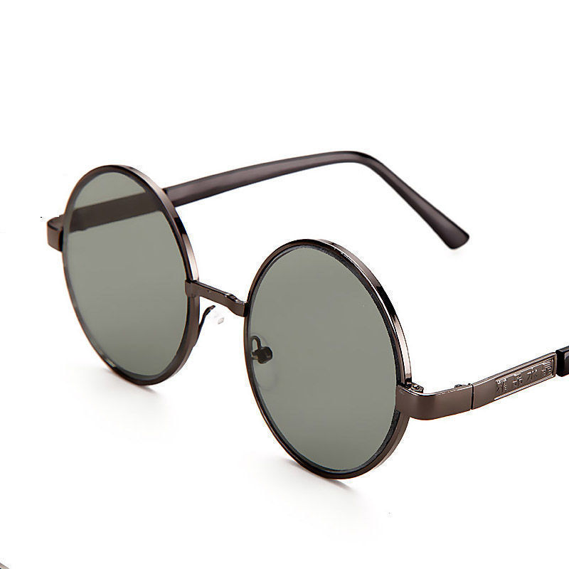 Rod – Runde Vintage-Brille mit Spiegelgläsern