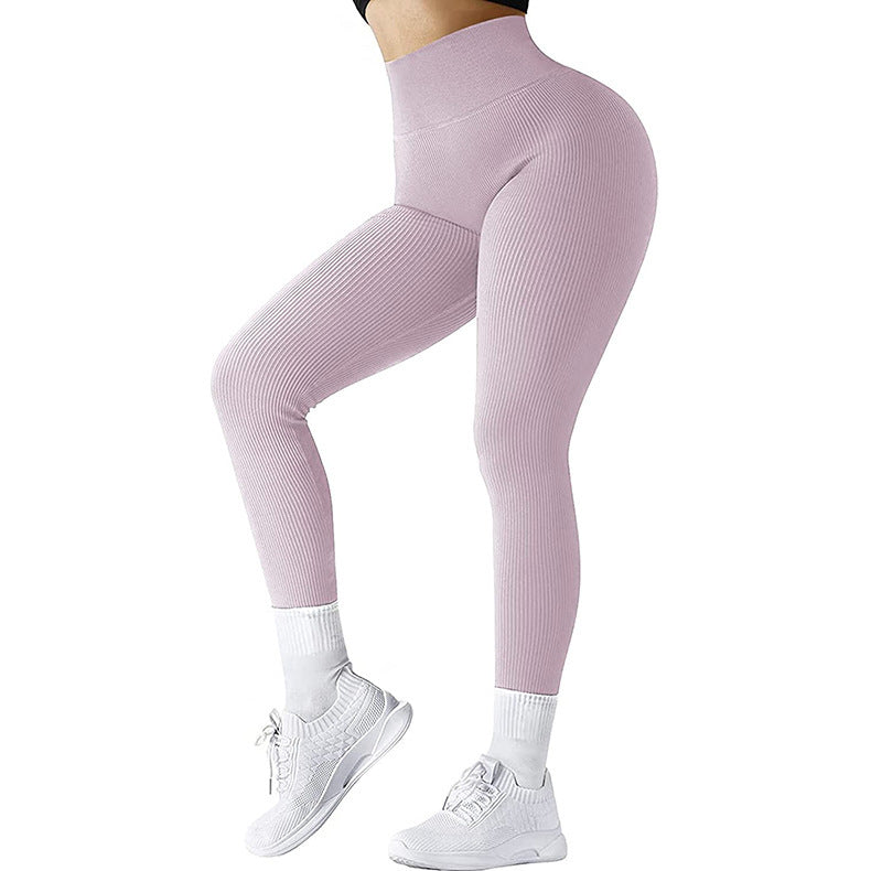 Sharon – Hoch taillierte nahtlose Leggings aus hochwertigem veganem Leder für Frauen