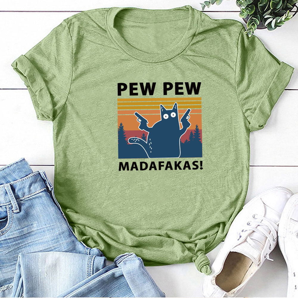 Jon – Kurzärmliges Pew Maddakas T-Shirt in europäischer Größe