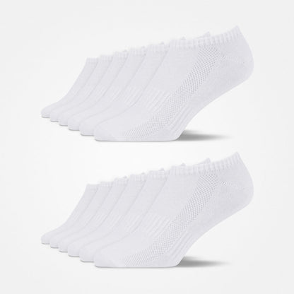 Lydia – Unisex Sneaker-Socken in Weiß