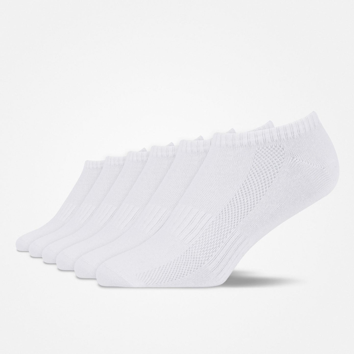 Lydia – Unisex Sneaker-Socken in Weiß