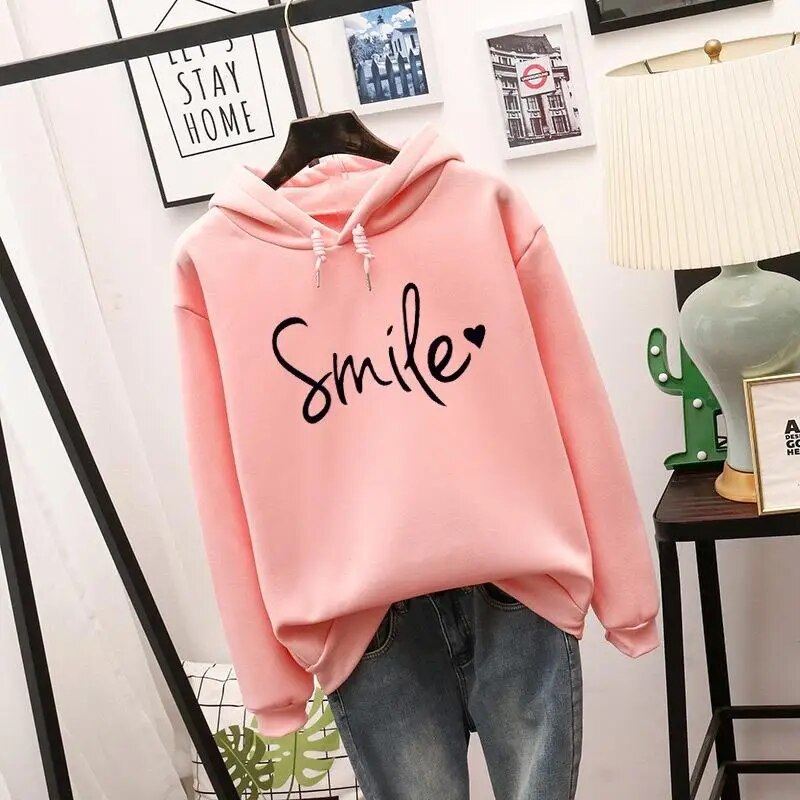 Sophia – Unisex Kapuzenpullover mit Smile-Print