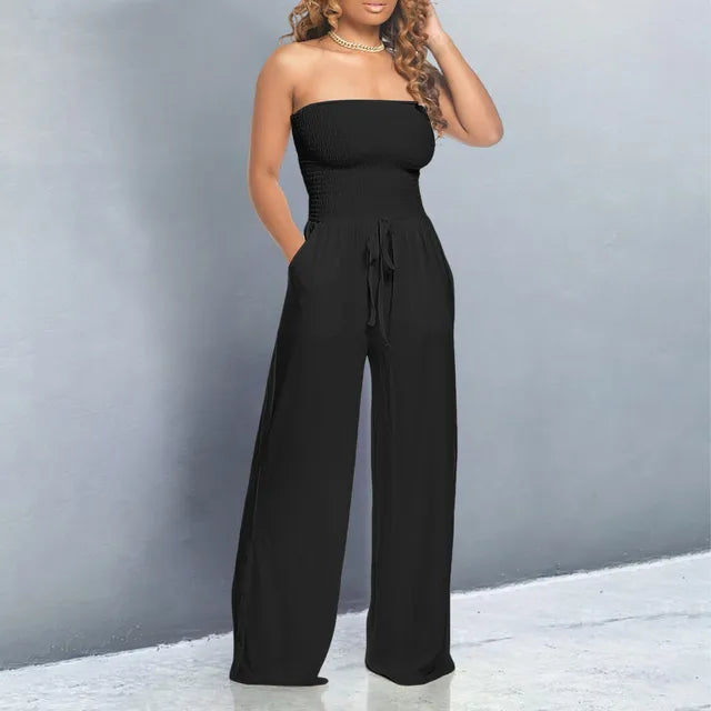 Sue – Ärmelloser Damen-Jumpsuit