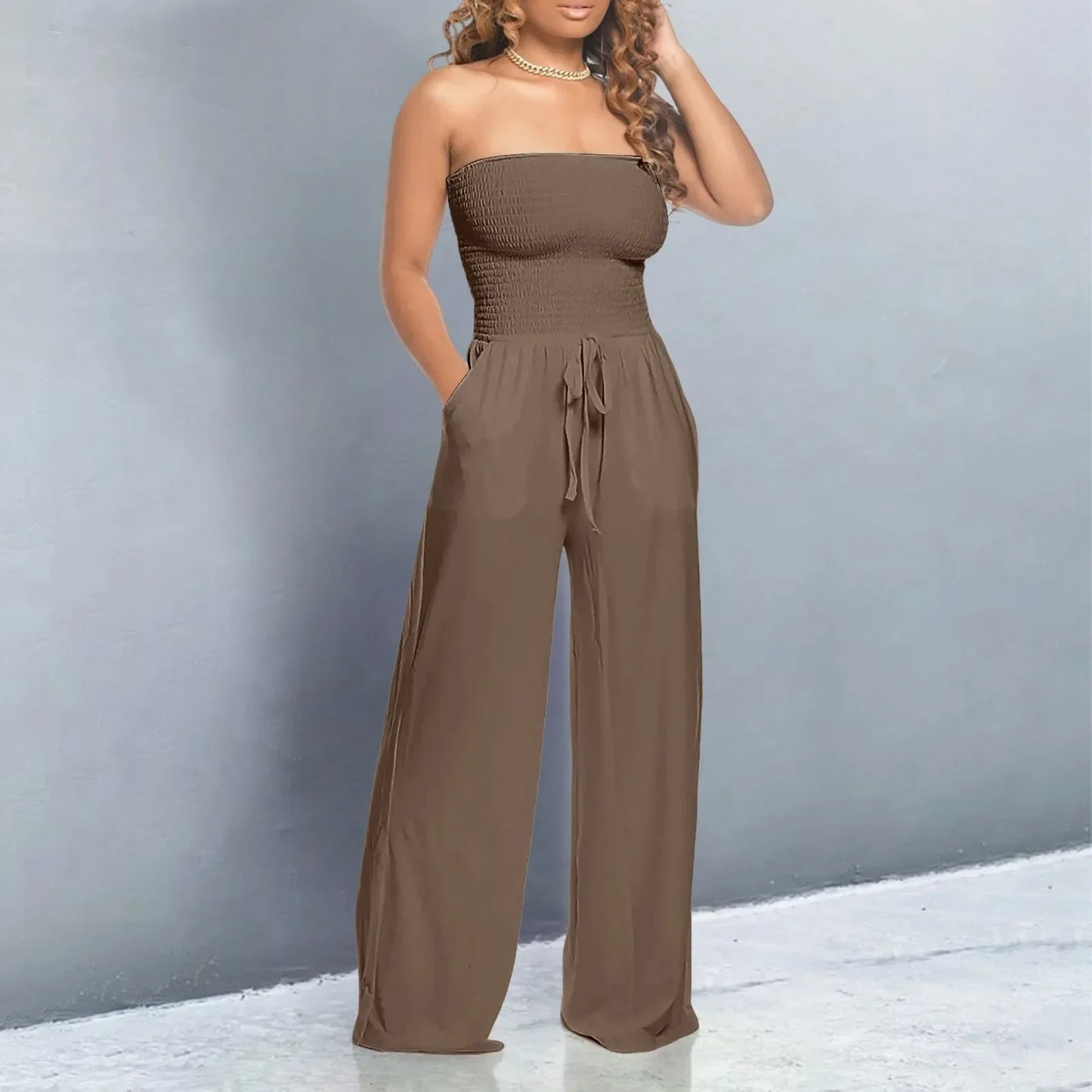 Sue – Ärmelloser Damen-Jumpsuit