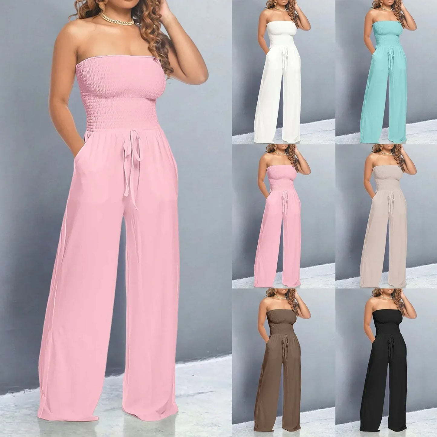 Sue – Ärmelloser Damen-Jumpsuit