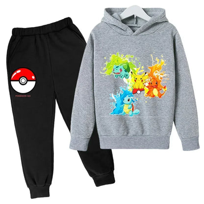 Jenny – Pikachu Kinder Hoodie und Hosen Set für maximalen Komfort & Stil