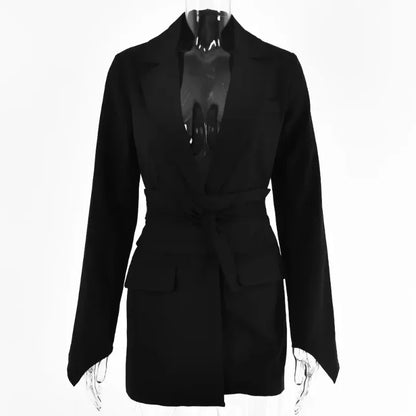 Carly – Damenblazer-Kleid mit Gürtel