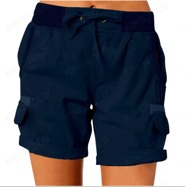 Megan – Damen-Shorts aus Baumwolle und Leinen