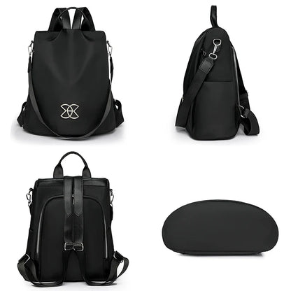 Jessica – Multifunktionaler Nylon-Rucksack für Damen