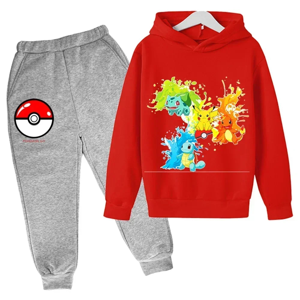 Jenny – Pikachu Kinder Hoodie und Hosen Set für maximalen Komfort & Stil