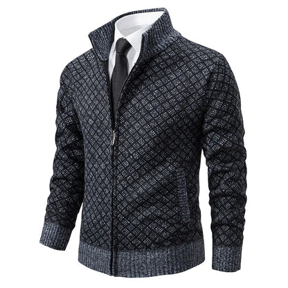 Bradley – Herren-Fleece-Cardigan mit Reißverschluss