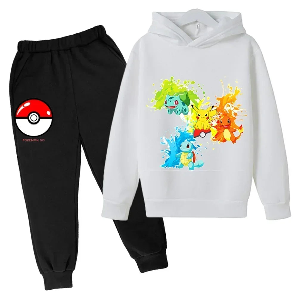 Jenny – Pikachu Kinder Hoodie und Hosen Set für maximalen Komfort & Stil