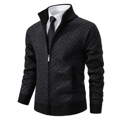 Bradley – Herren-Fleece-Cardigan mit Reißverschluss