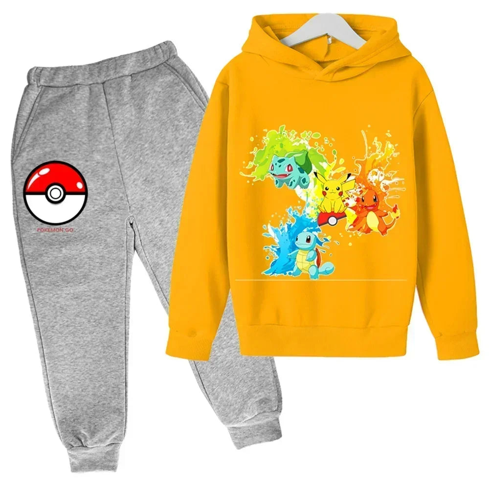 Jenny – Pikachu Kinder Hoodie und Hosen Set für maximalen Komfort & Stil