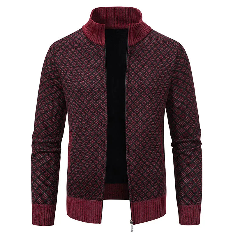 Bradley – Herren-Fleece-Cardigan mit Reißverschluss