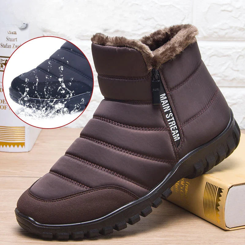 Douglas – Herren Schneestiefel Wasserdicht mit Plüschfutter