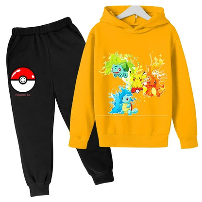 Jenny – Pikachu Kinder Hoodie und Hosen Set für maximalen Komfort & Stil