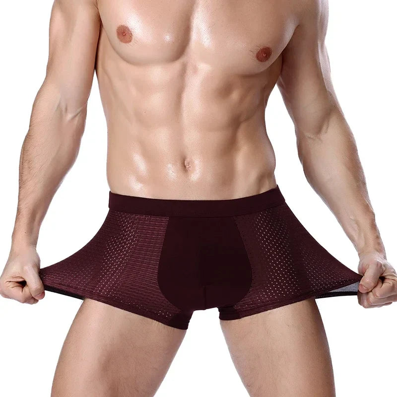 Dale – Atmungsaktive Herren-Boxershorts aus Bambusfaser 4er-Pack