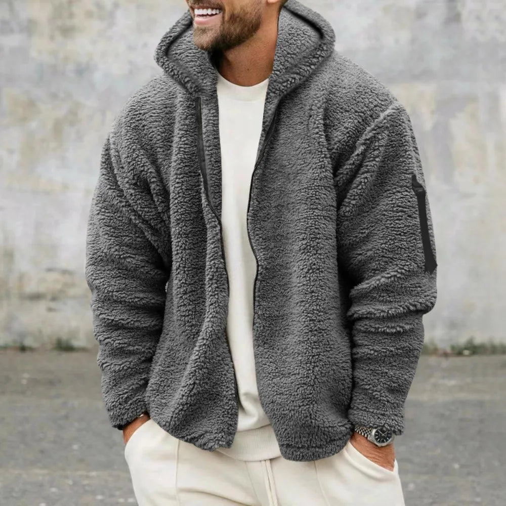 Giles – Herren Fleece-Hoodie mit Doppelseitigem Komfort