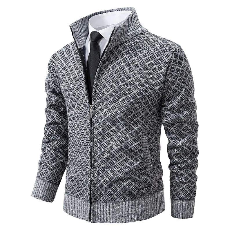 Bradley – Herren-Fleece-Cardigan mit Reißverschluss