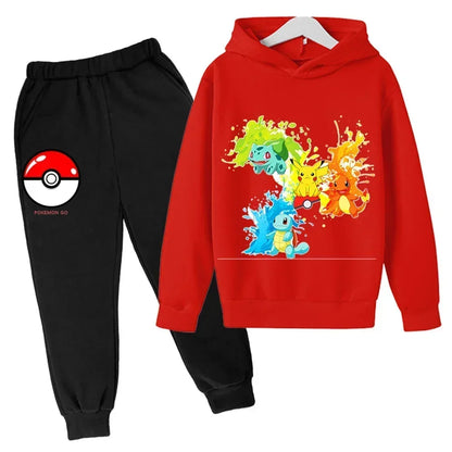 Jenny – Pikachu Kinder Hoodie und Hosen Set für maximalen Komfort & Stil