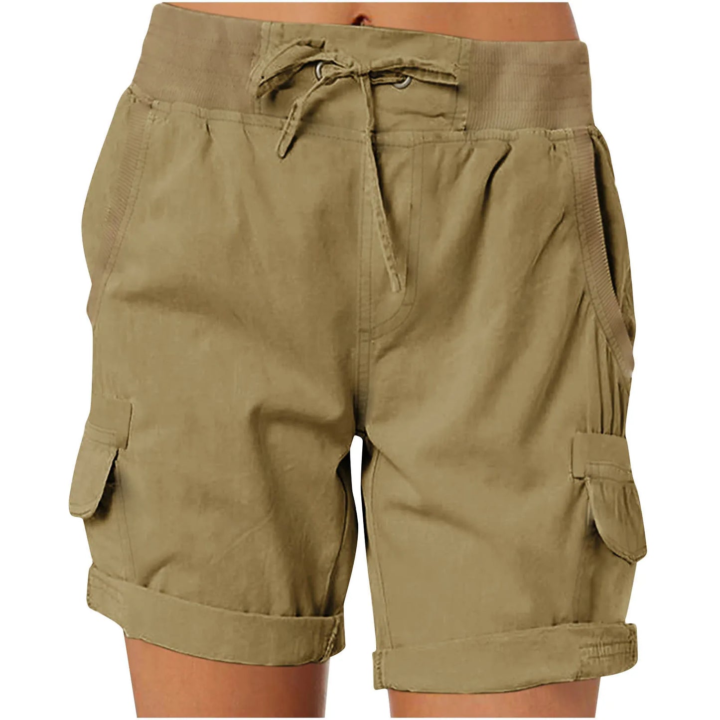 Megan – Damen-Shorts aus Baumwolle und Leinen