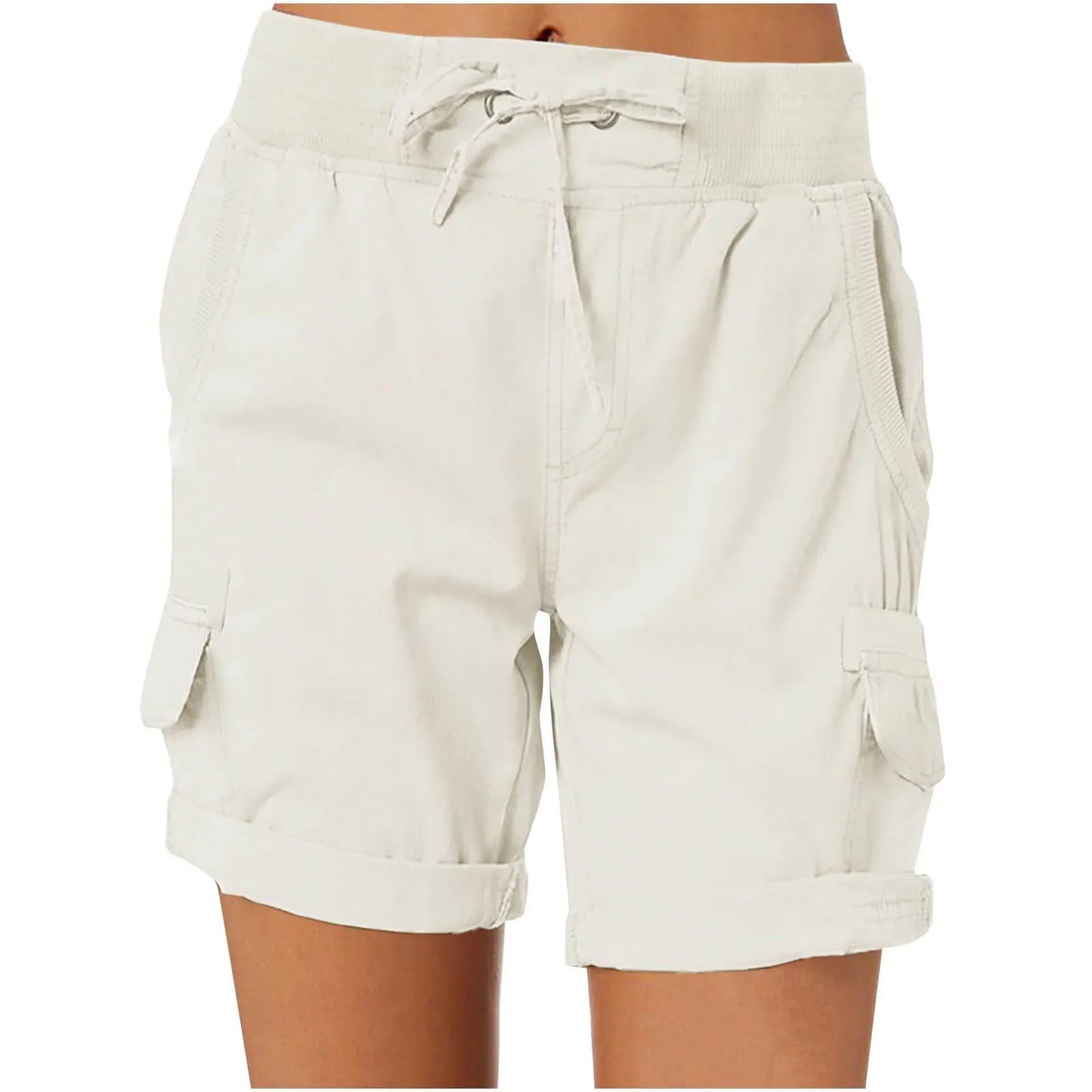 Megan – Damen-Shorts aus Baumwolle und Leinen