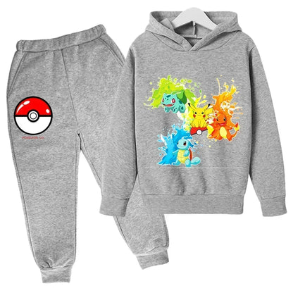 Jenny – Pikachu Kinder Hoodie und Hosen Set für maximalen Komfort & Stil