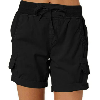 Megan – Damen-Shorts aus Baumwolle und Leinen