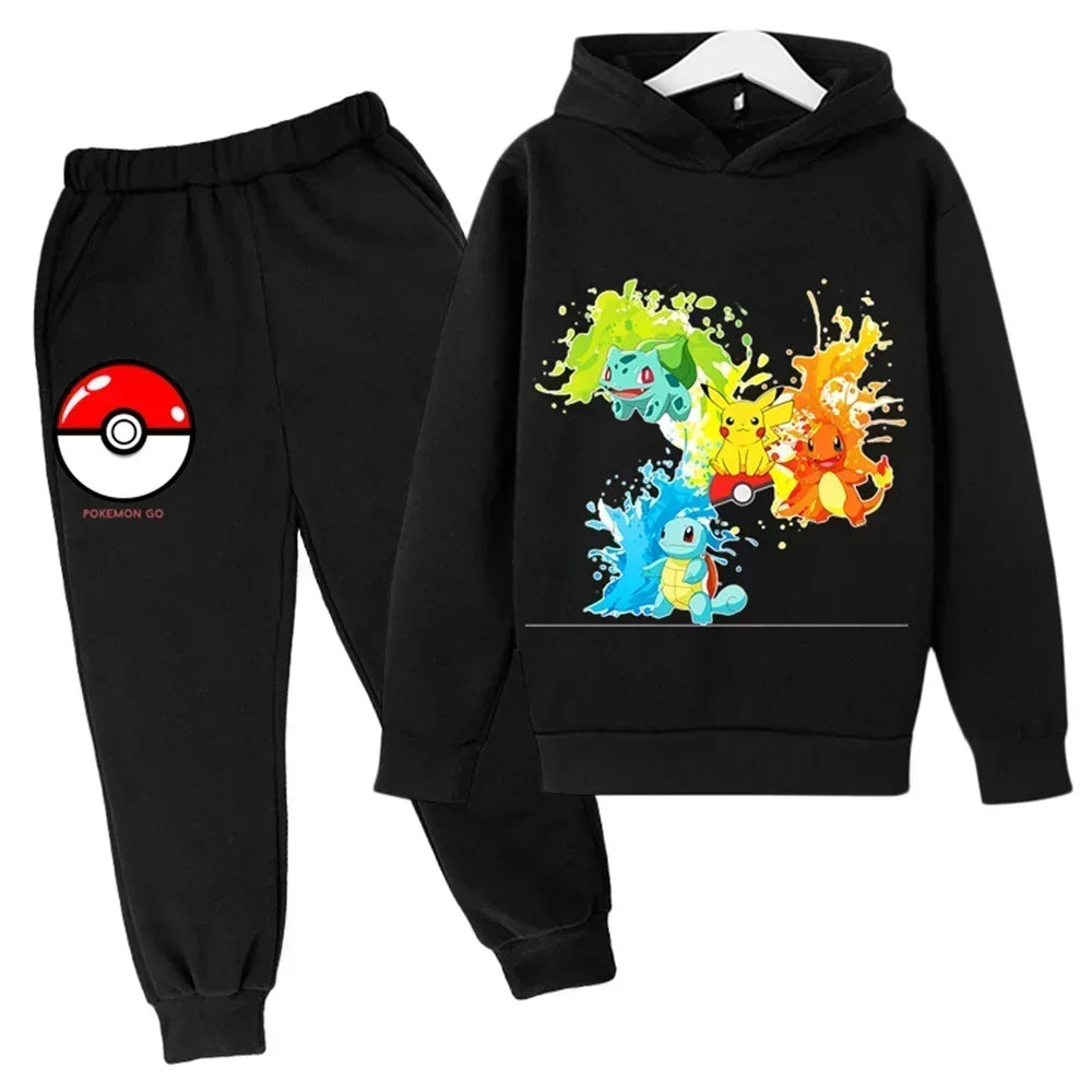 Jenny – Pikachu Kinder Hoodie und Hosen Set für maximalen Komfort & Stil