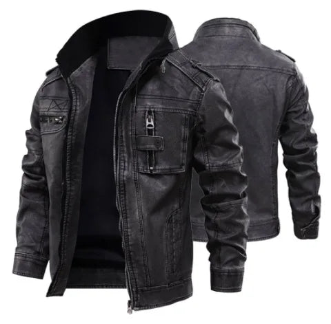 Ken – Herren Motorradjacke aus veganem Leder