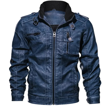 Ken – Herren Motorradjacke aus veganem Leder