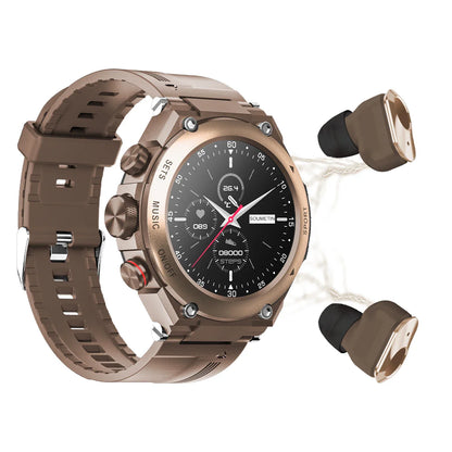 Ralph – Herren SmartWatch mit Ohrhörern und Fitness Tracker