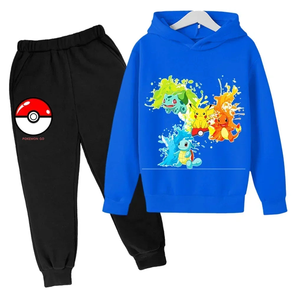 Jenny – Pikachu Kinder Hoodie und Hosen Set für maximalen Komfort & Stil