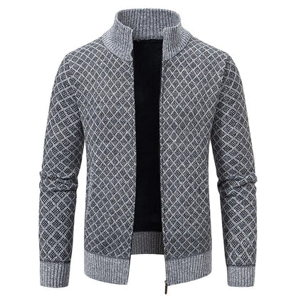 Bradley – Herren-Fleece-Cardigan mit Reißverschluss