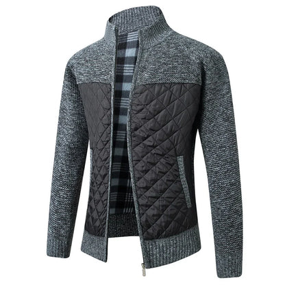 Austin – Herren-Patchwork-Reißverschlussjacke