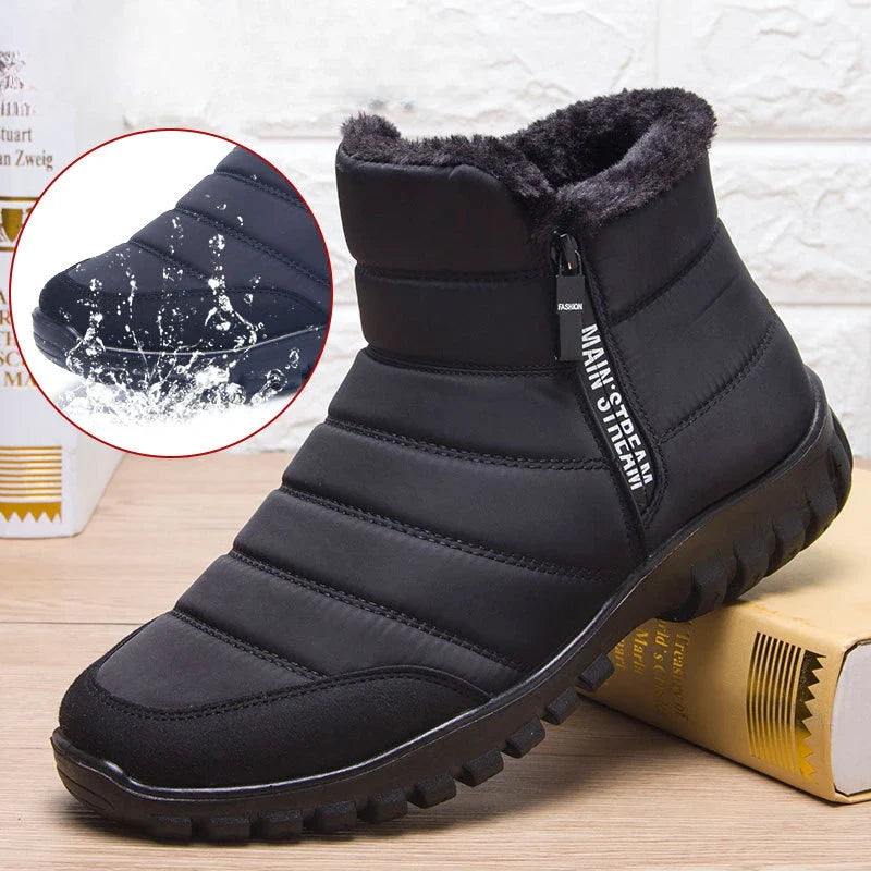 Douglas – Herren Schneestiefel Wasserdicht mit Plüschfutter