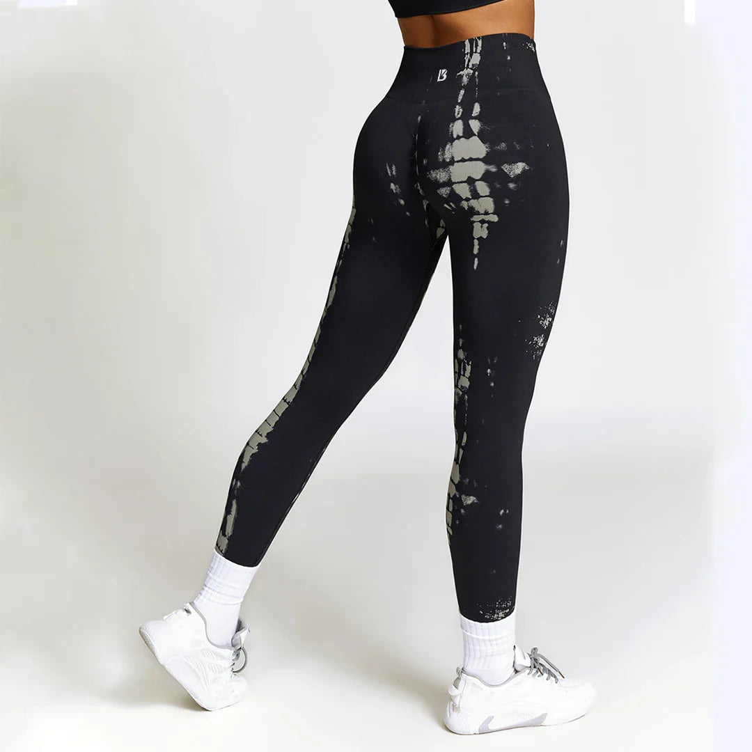 Catherine – Damen-Yoga-Leggings mit geraffter Taille