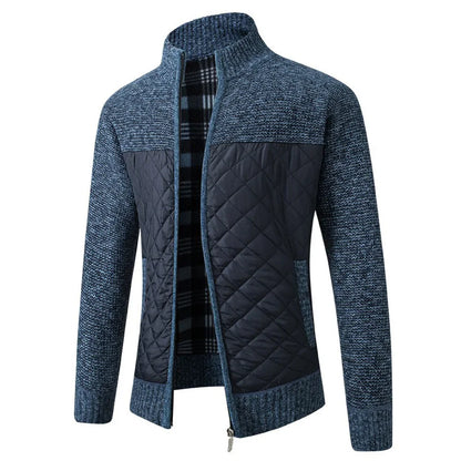 Austin – Herren-Patchwork-Reißverschlussjacke