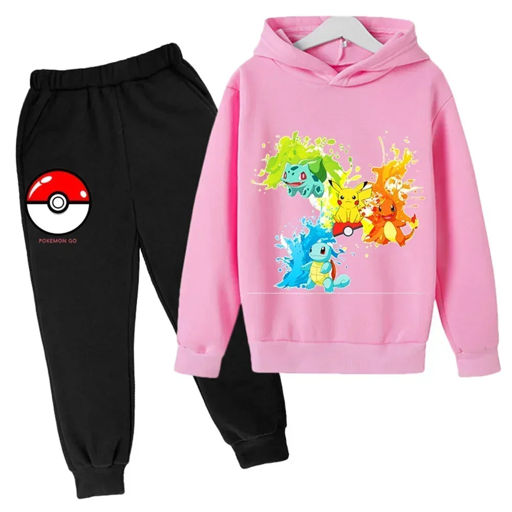 Jenny – Pikachu Kinder Hoodie und Hosen Set für maximalen Komfort & Stil