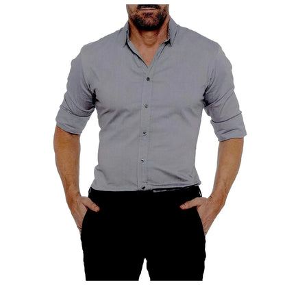 Max – Herren-Oxfordhemd in Hellblau – Slim-Fit Button-Top mit Stilvoller Reißverschlussleiste