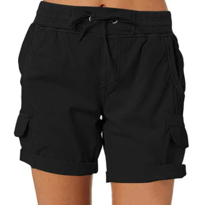 Megan – Damen-Shorts aus Baumwolle und Leinen