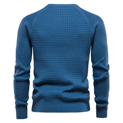 Billy – Herren-Baumwollstrickpullover mit Rundhalsausschnitt