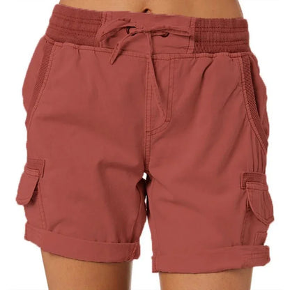 Megan – Damen-Shorts aus Baumwolle und Leinen