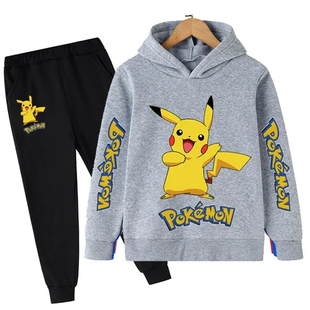 Jenny – Pikachu Kinder Hoodie und Hosen Set für maximalen Komfort & Stil