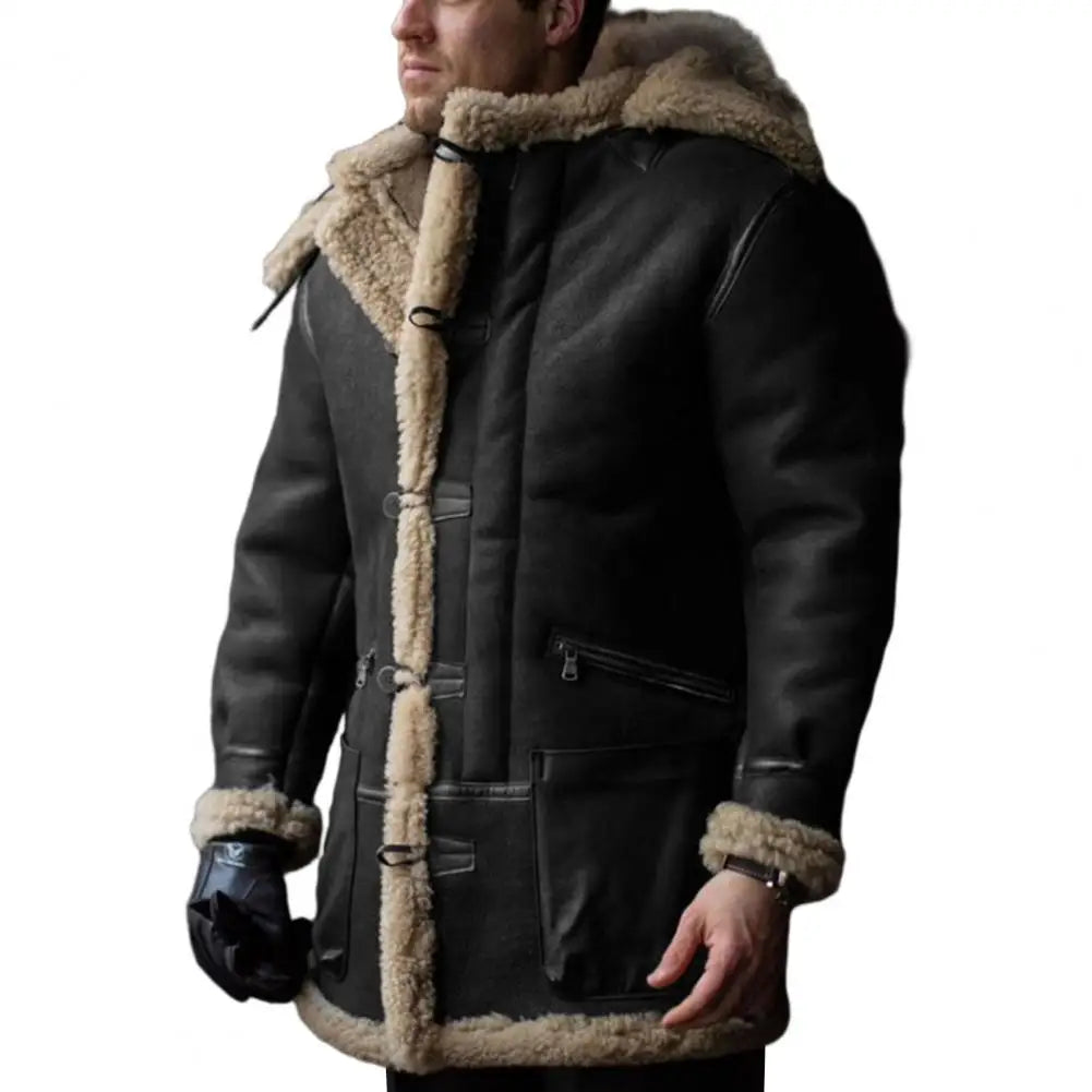 Oliver – Warme Retro-Winterjacke mit Kapuze für Herren