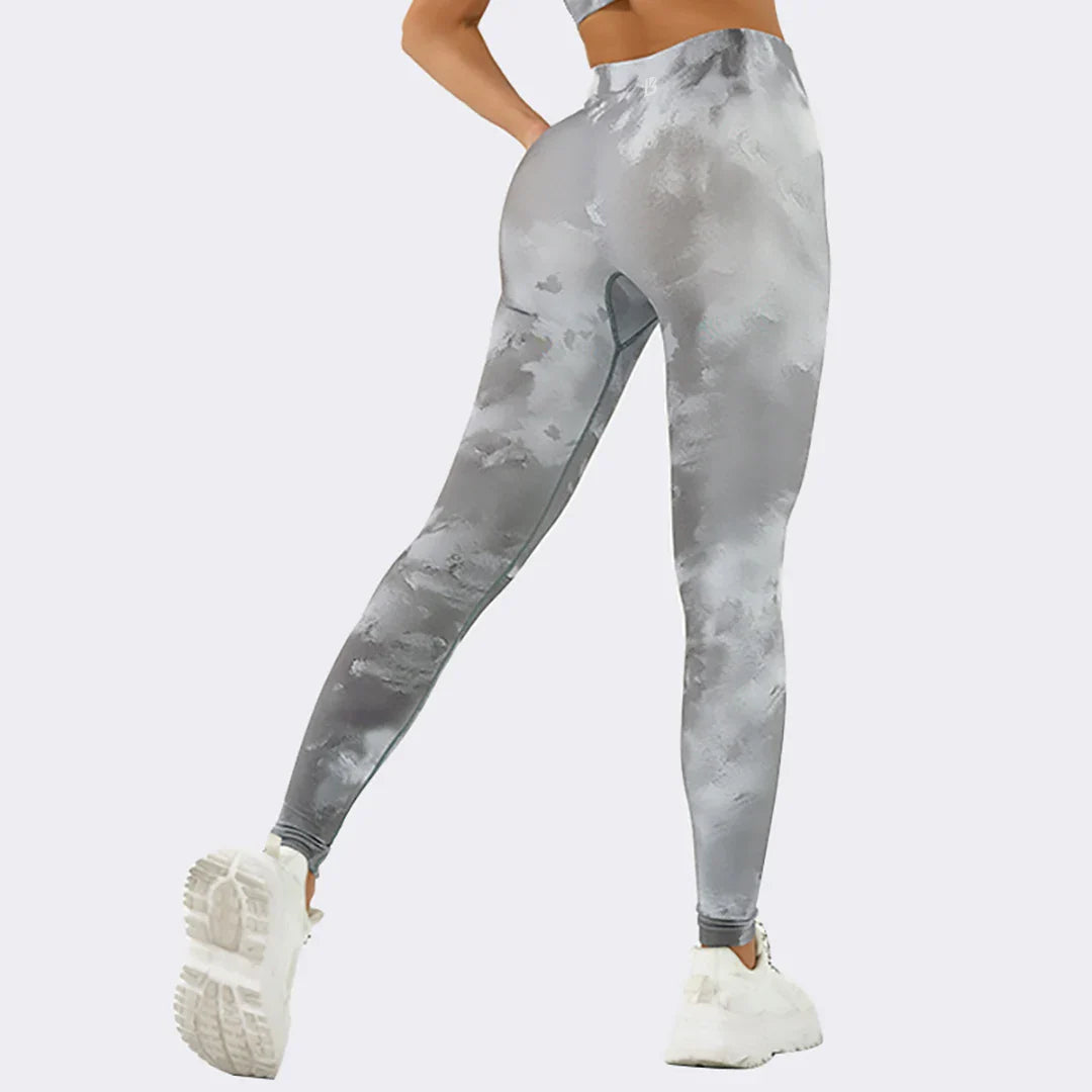 Catherine – Damen-Yoga-Leggings mit geraffter Taille