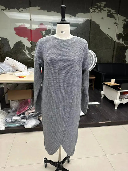 Jennifer – Warmer und Stilvoller Langer Pelzpullover für Damen